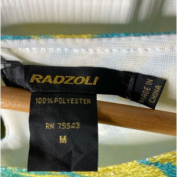 Radzoli Womens Tank Top Colorful Lace Detail Beautiful Sz Medium NWT. - Picture 7 of 10